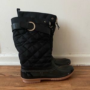 Black Winter Weather Boots